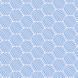 Geometrische blaue Tapete