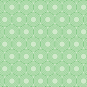 Geometric Green Circles...