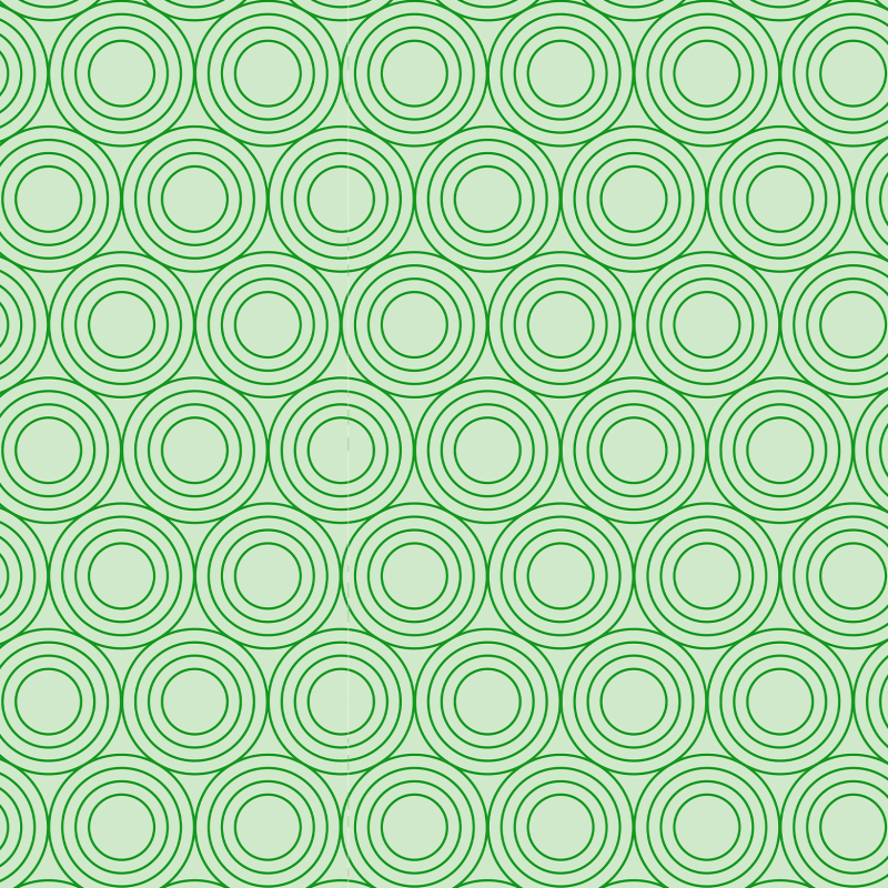 Geometric Green Circles Wallpaper