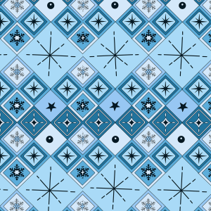 Wallpaper Tiles Snow Blue