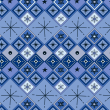 Wallpaper Tiles Dark Blue Snow
