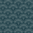 Victorian Boho Blue Wallpaper