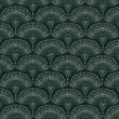Victorian Boho Green Wallpaper