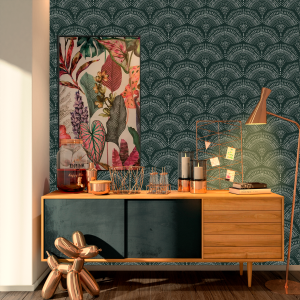 Papier Peint Victorien Boho...