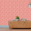 Youthful Wallpaper with Orange Feathers