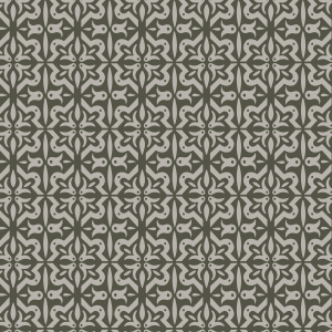 Wallpaper Tiles Floral Green