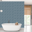 Floral Blue Wallpaper Tiles