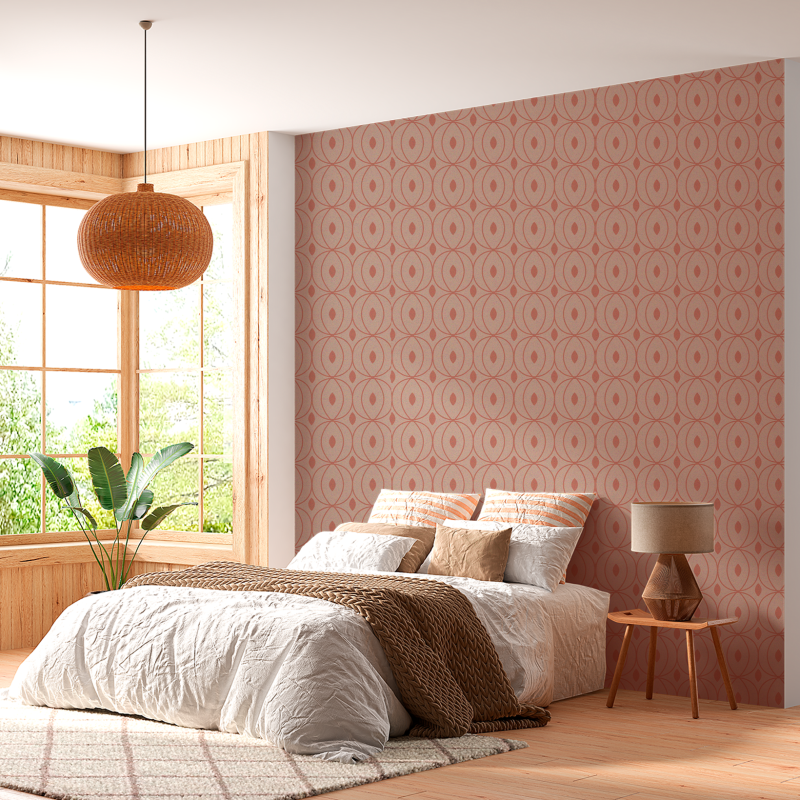 Geometric Pink Wallpaper