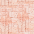 Papel Pintado Geométrico Marmol Rosa