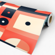 Geometrische Bauhaus-Tapete