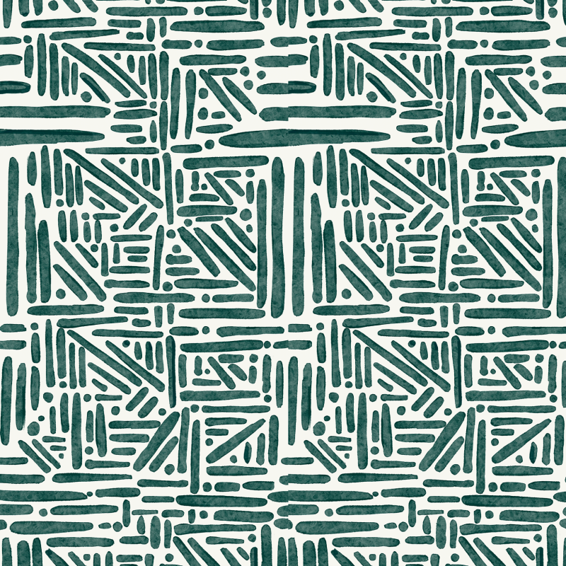 Geometrische Abstrakte Grüne Tapete