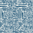 Papel Pintado Geométrico Abstracto Azul
