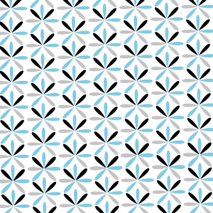 Blue Floral Vector Wallpaper