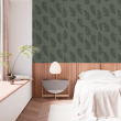 Floral Wallpaper Acacia Green