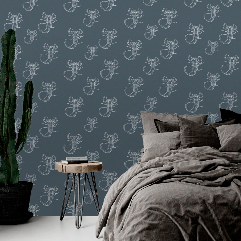 Blue Animal Scorpion Wallpaper