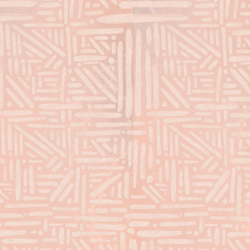 Papier peint géométrique corail avec relief