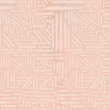 Geometric Coral Wallpaper with Relief