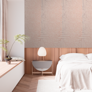 Geometric Coral Wallpaper...