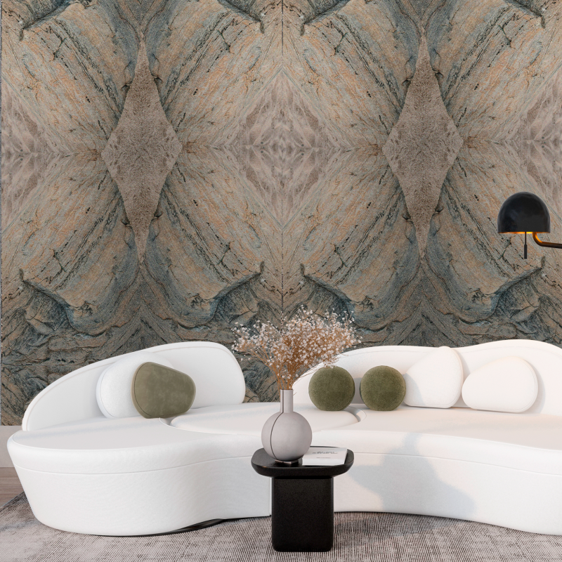 Papier peint en pierre