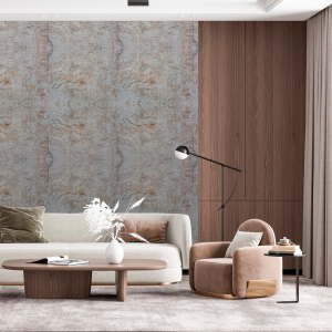 Grey Rustic Stone Wallpaper