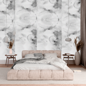 Papier peint marbre blanc...