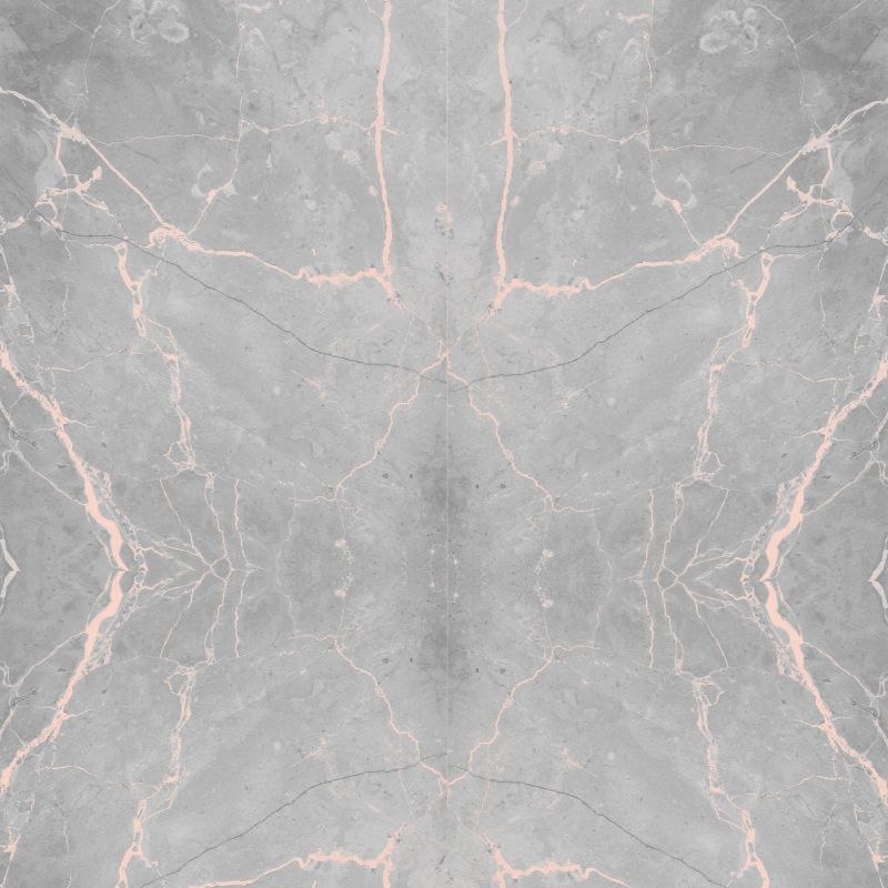 Grey Marble Wallpaper with Pink Veins