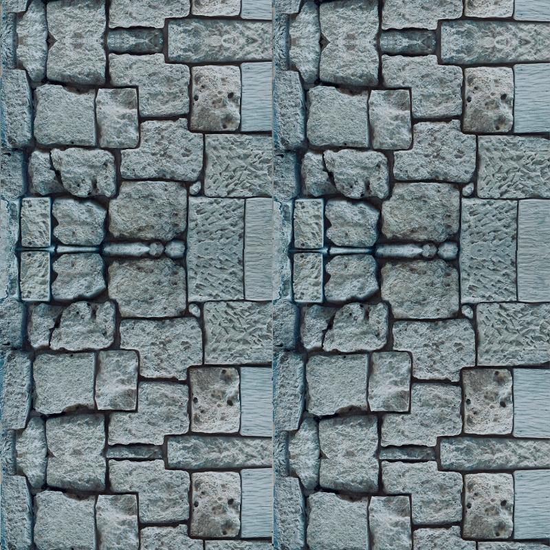 Blue Brick Wallpaper