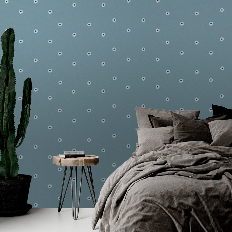 Carta da parati Giovanile Occhi Blu RAF