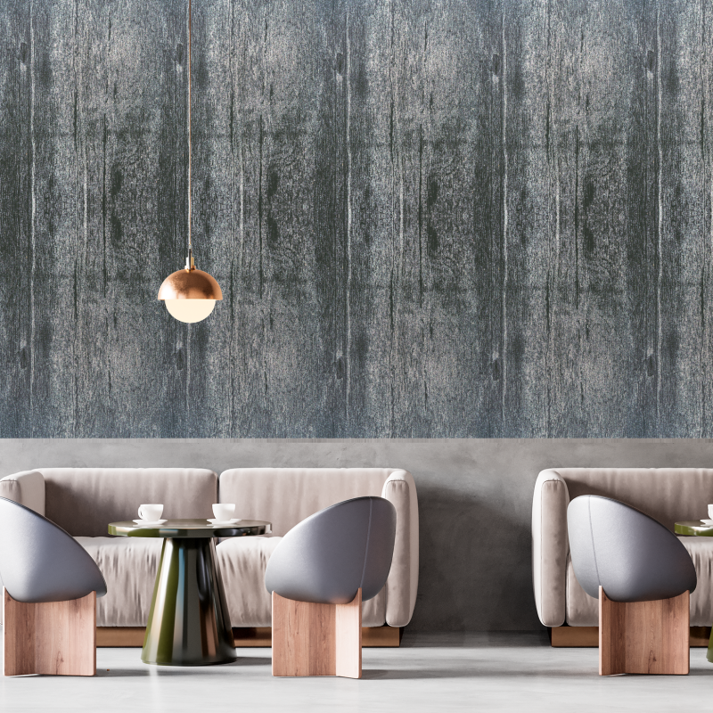 Blue Wood Texture Wallpaper