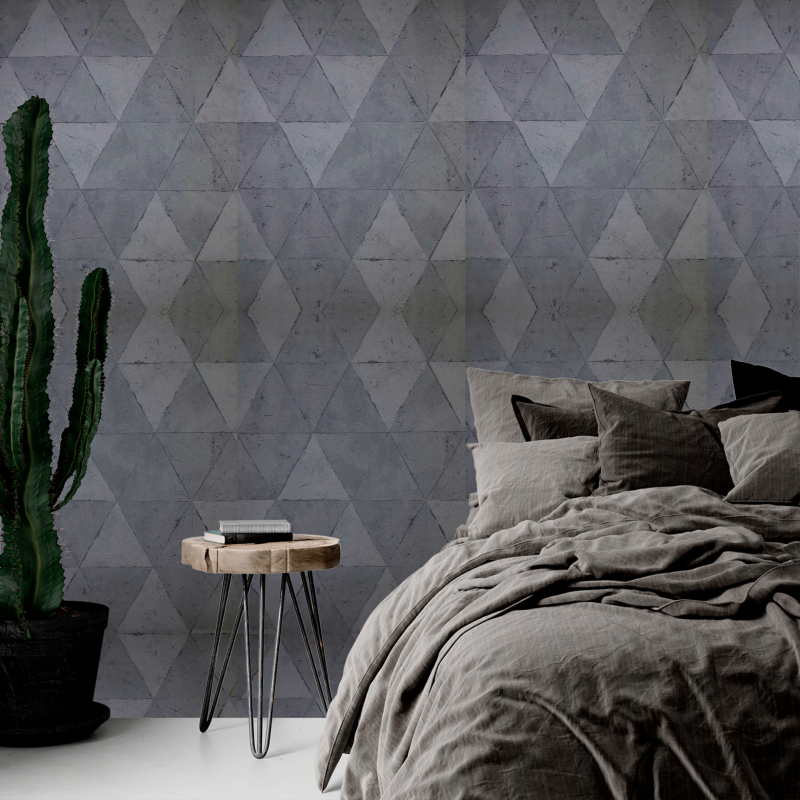 Geometric Stone Texture Wallpaper