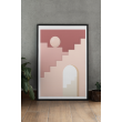 Pink Stair Decorative Print
