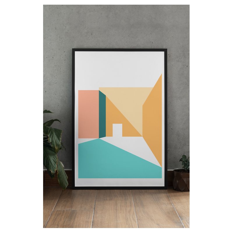 Decorative Print Minimalist Architecture