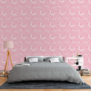 Geometric Pink Youth Wallpaper