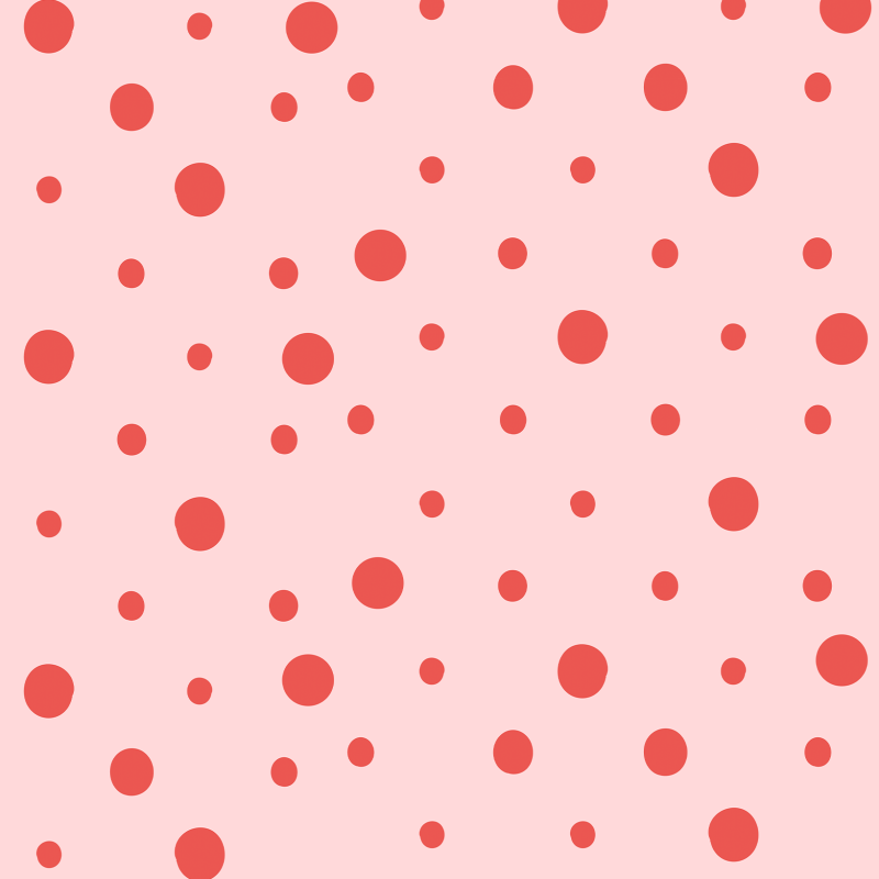 Papel Pintado Geométrico Puntos Rosa
