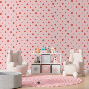 Geometric Pink Dot Wallpaper