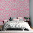 Geometric Pink and Gray Wallpaper