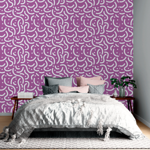 Geometric Wallpaper Purple...