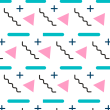 Youthful Pink Triangles Wallpaper