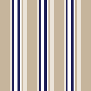 Camel and blue striped...