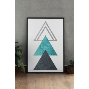 Blue Geometric Decorative...