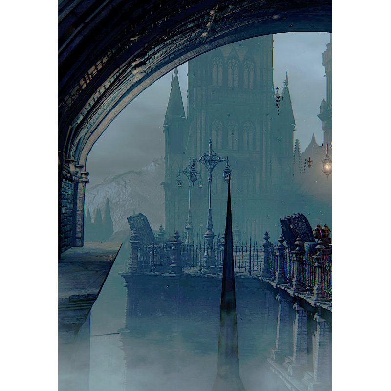 Decorative Illustrated City Print