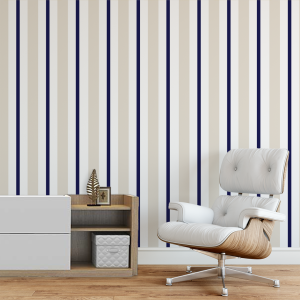 Papel pintado Rayas Beige y...