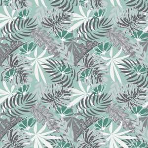 Mint Green Tropical Floral...