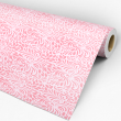Papier peint floral tropical rose pastel