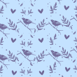 Animal Wallpaper Purple Little Birds