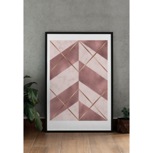 Dekorative rosa Marmor-Grafik