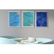 Dekorative blaue Texturfolie