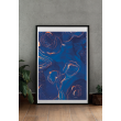Dekorative blaue Texturfolie