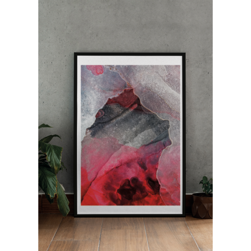 Lamina decorativa texture rossa