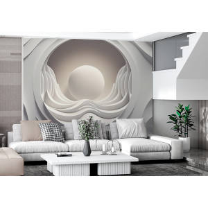 Murale 3D sphérique